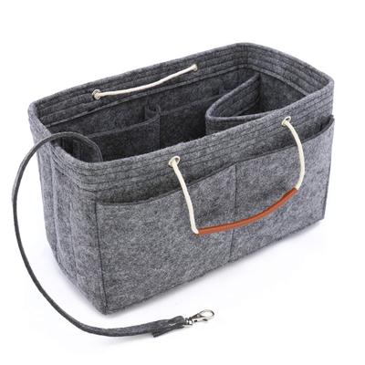 APSOONSELL Lightweight, Freestanding Felt Bag-in-Bag Inner Bag with Dividers for Large Tote Bags, Unisex, for Women and Men, Perfect for Organizing