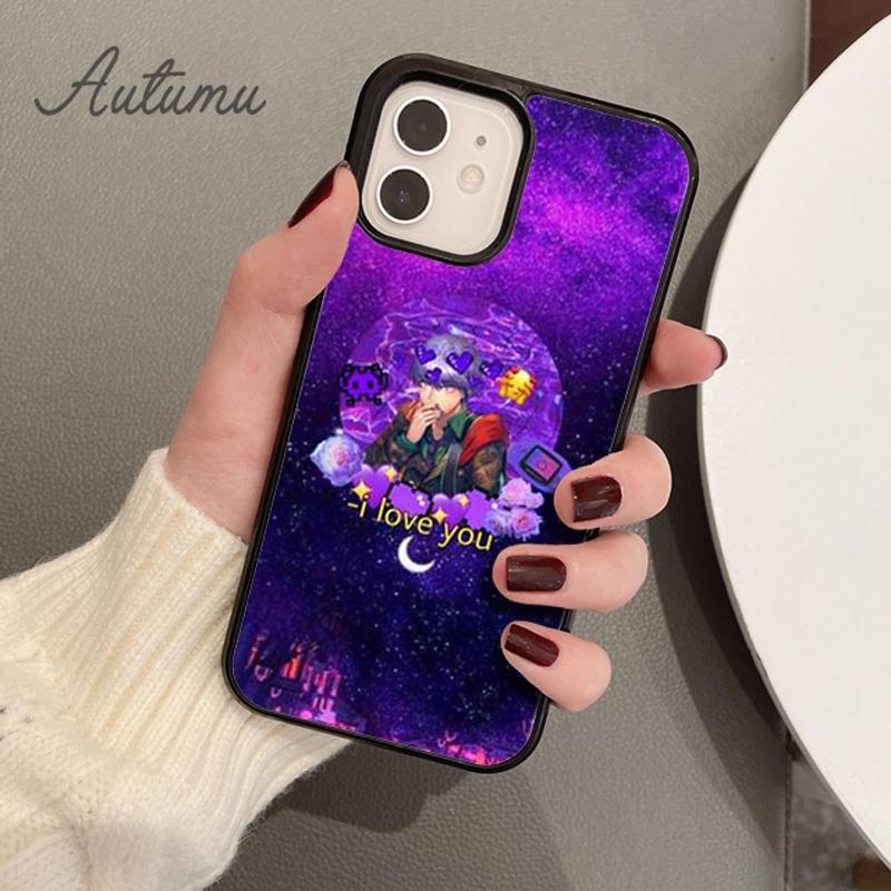 Mammon Obey Me Fanart Anime Phone Case for iPhone 11 12 13 14 Pro Max Mini X XR XS SE 2020 6S 7 8 Plus Samsung S21 S22 Shell