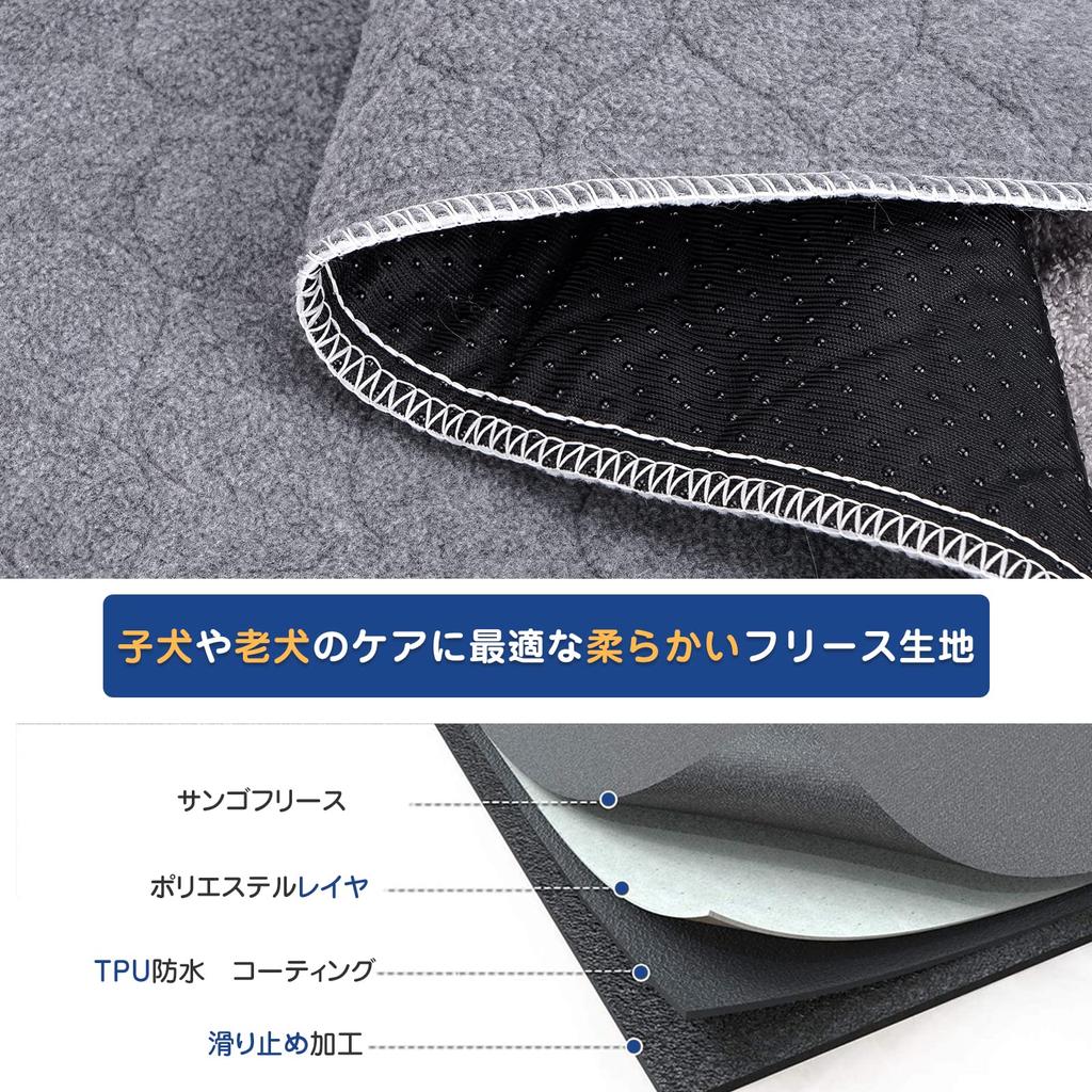 Washable pet sheet for dogs and cats, pee pad, pet underlay, mat, quick-drying, non-slip, machine washable, reusable (125x125cm)