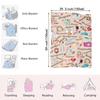 Medical Theme Blanket Sofa Cover Office Nap Blanket Decorative Blanket Gift for Parents Gift for Friends Suitable for Camping