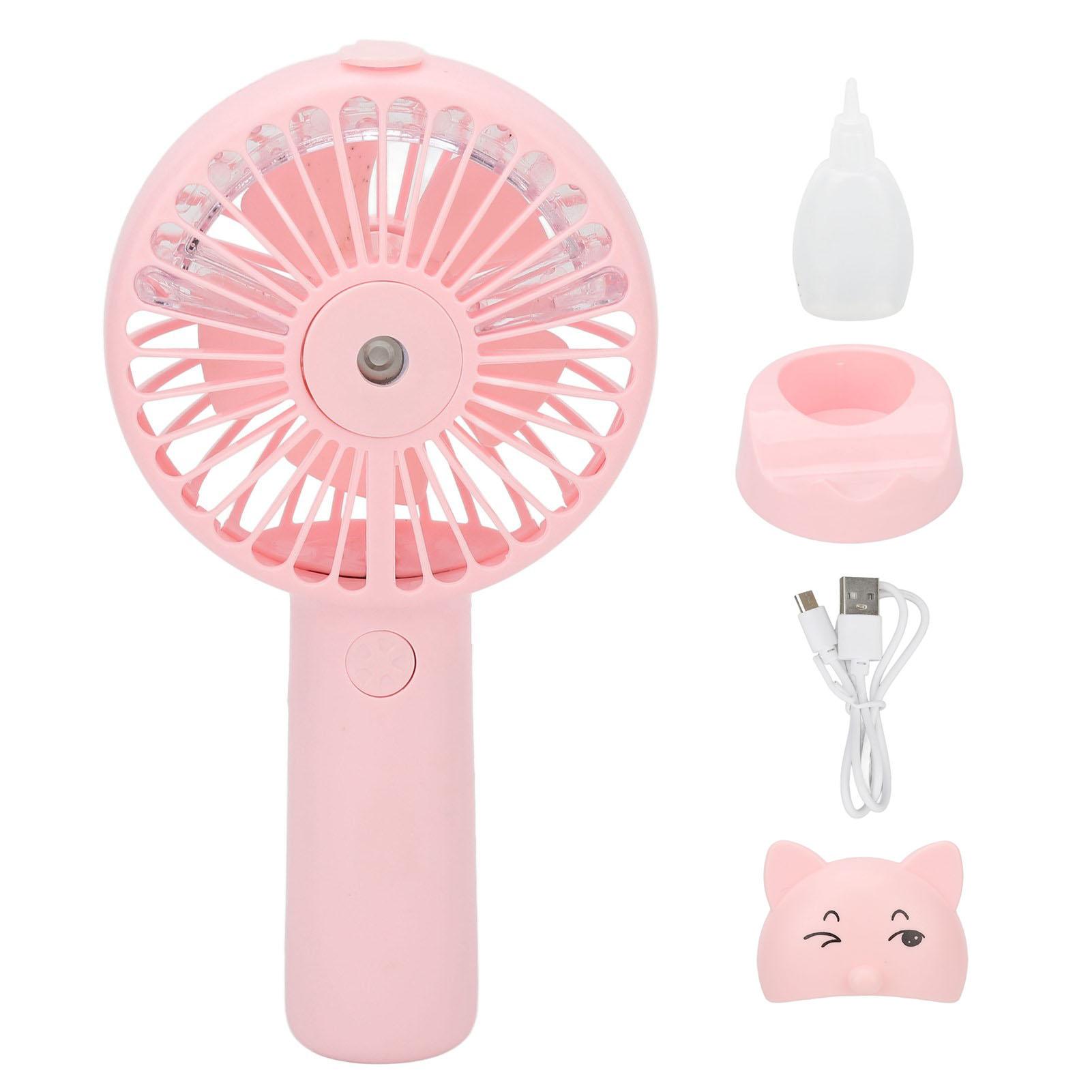 

Spray Fan Mini Portable Handheld Rechargable Misting Humidifier Mobile Phone Holder
