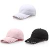 Summer Cotton Baseball Cap With Short Visor For Men And Women