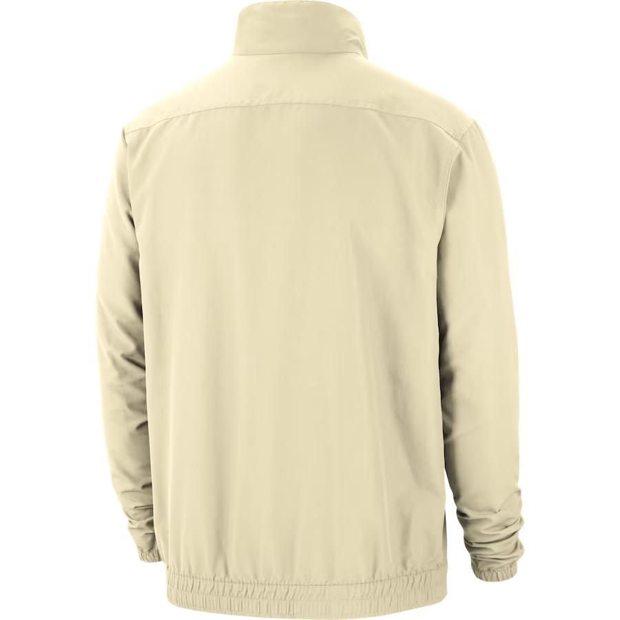Nike Milwaukee Bucks Lightweight City Logo Fashion Comfortable Versatile Stand Collar Jacket Unisex Jacket Beige CD3066-280