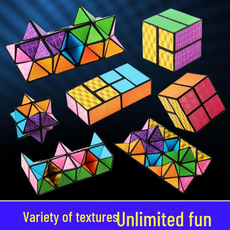 

Неограниченная декомпрессия геометрического куба: Развивающая переворачивающаяся и сменная ручная игрушка Special-shaped Rubik s Cube