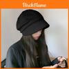 Vintage Octagonal Hat With Wide Brim For Winter Street Style And Warmth