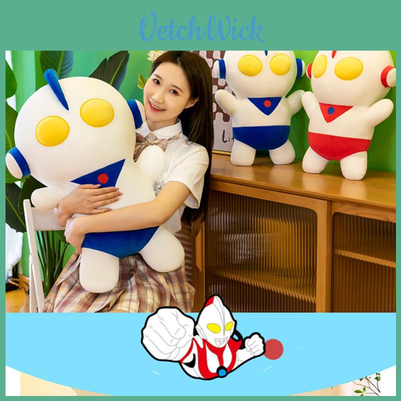 Q-version Ultraman Pillow Plush Toy In Four Sizes Soft Short Plush For Office And Home
