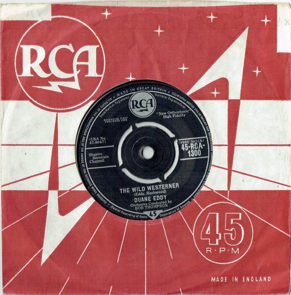 

7inch Record DUANE EDDY - The Wild Westerner 45RCA1300 RCA 1962 UK Rock Used