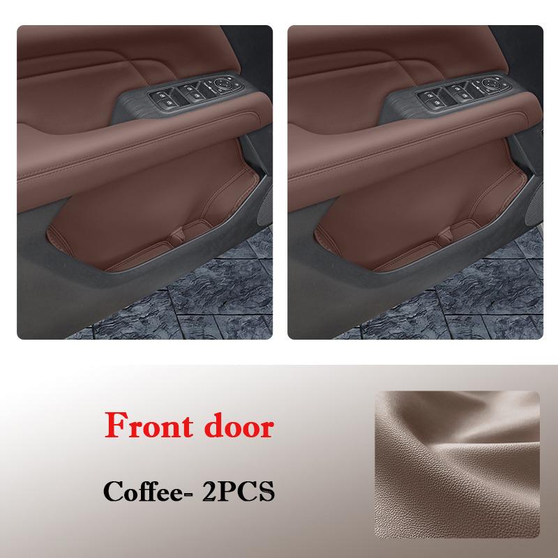 For Haval H9 2026 2026 Car Door Slot Storage Box Leather Protective Pad Cover WaterProof Organize Barrel Interior Accessories