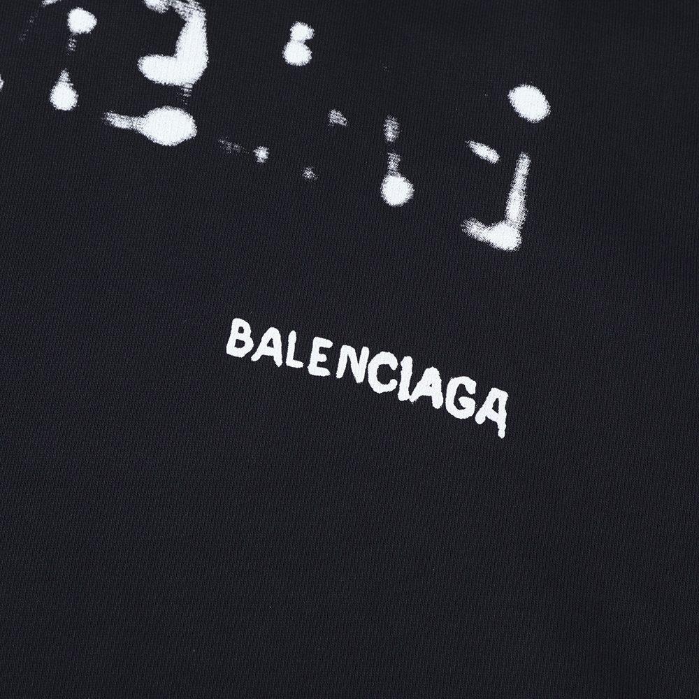 Balenciaga Logo Printed Oversized Hoodie 578135TOVO61070