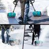 Balayeuse à neige électrique sans balais 3000W 300mm sans fil Chasse-neige Pelle Nettoyage de rue Jardin Outil électrique Pour batterie Makita 18V Broche