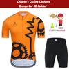 2026 Kinder Radsportbekleidung Fahrradbekleidung Kurzarm Trikot mit Shorts Set Junge Mädchen MTB Rennrad Anzüge Ropa De Ciclismo