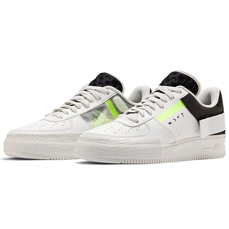 Nike Air Force 1 Type 'White Barely Volt' Sneakers CK6923-100