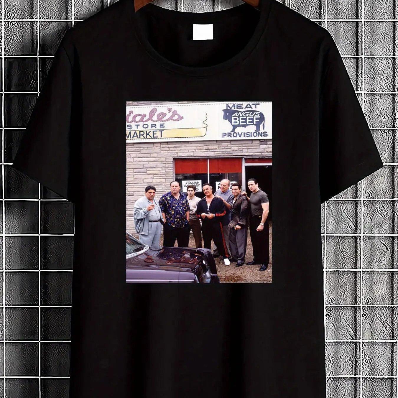 

Retro Street The Sopranos Pauli Valnatili Gangster New York Retro Unisexs Tshirt Summer New Style Unisex Casual Tshirt 4XL