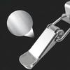 4pcs Heavy Duty Steel Clamp Lock Set Secure Box Fastener with High Tension Spring Spring Buckles Set Simple Installlation