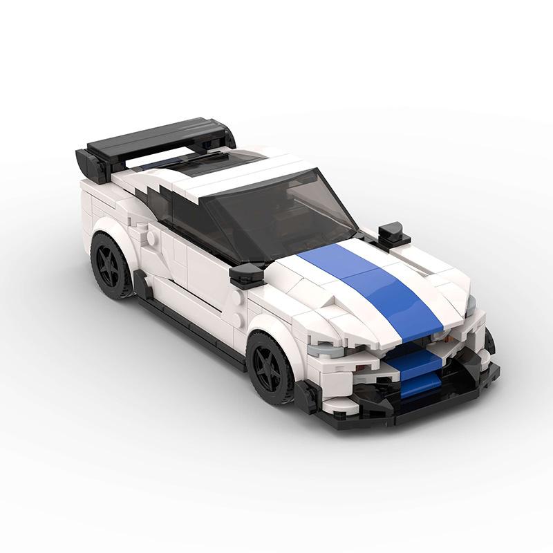 Creative MOC Car City Racing Vehicle Retro Speed Car Rally Building Blocks Bricks Ornament Toys For Kids Adults Birthday Gifts