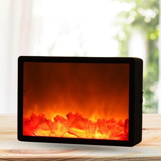 Dekoratives Kaminlicht Realistische Flamme Langlebige LED Simulationsbeleuchtung Kamindekoration für Zuhause