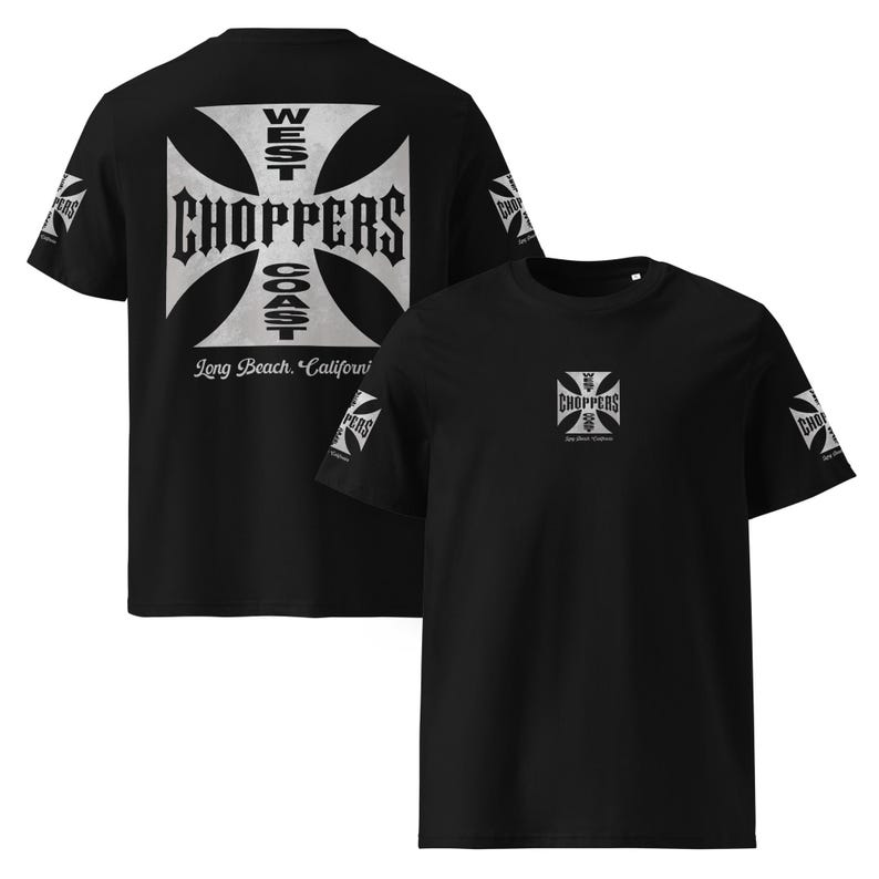 West Coast Choppers לובשים את ההיסטוריה חולצת טי גרפית וינטג' לרוכבי אופנועים כותנה שרוול קצר Street Motorcycle מתנת חג חולצות