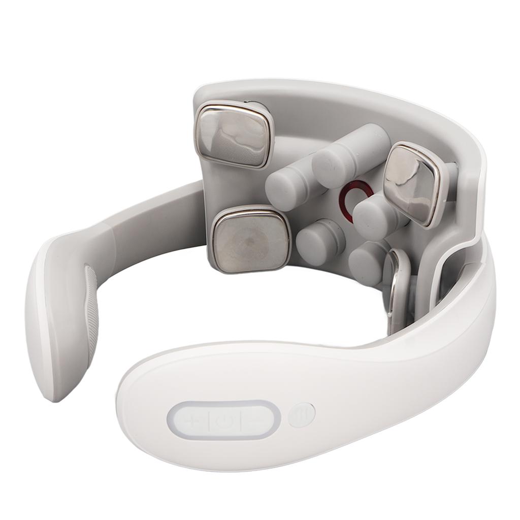Electric Pulse Neck Massager USB 4 Vibration Modes 15 Pulse Strength Hot Compress Neck Massager Device