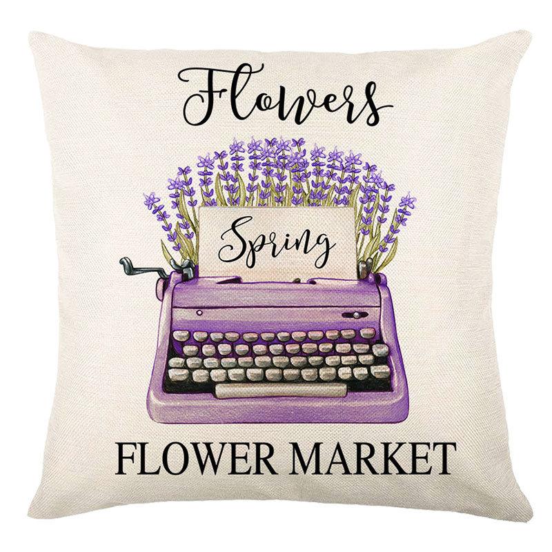 Spring Throw Pillow Cover Spring Festival Home Decor Cushion Office Cushion Sofa Cushion Cover