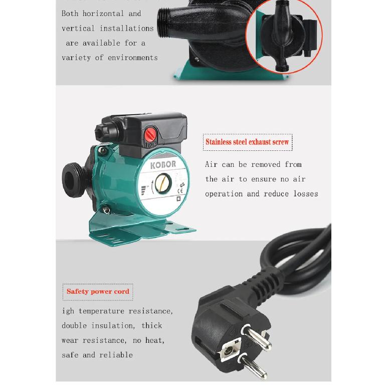 100W/250W/320W Household Heating Hot Water Circulation Pump To Warm The Ultra-quiet Central Heating Boiler Air Conditioner