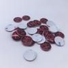 BQVLT1 2pcs11mm 14mm 15mm ForAlfa Romeo 159 147 156 Giulietta GT Aluminium Car Key Emblem StickersMito Brera Giulia F1 Stelvio Volante