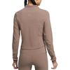 Nike Zenvy Dri-Fit SS25 Full Zip Long Sleeve Jacket Women Jacket Mink-Brown White FV7424233