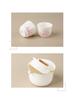 Sheep Fat Jade Portable Ceramic Tea Set - One Pot, Two Cups, Travel-Friendly Souvenir.