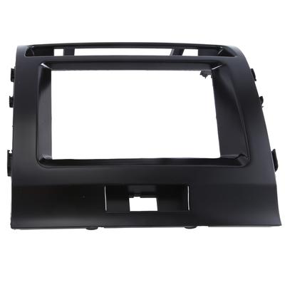 1 Piece Car Radio Fascia Black Plastic Install Facia Plate Adapter For TOYOTA Land Cruiser 200 (V8) 2007-2015 Dash Fitting Kit