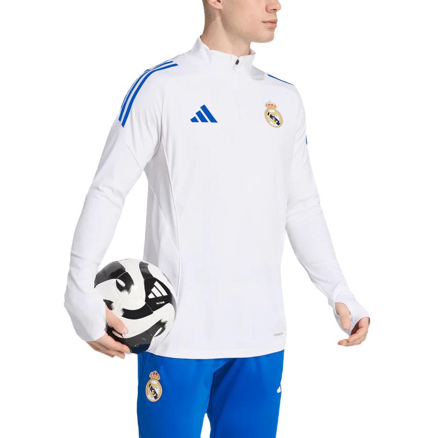 adidas Real Madrid Tiro 25 Aeroready Stehkragen Mode Weicher Pullover Langarm Sweatshirt Herren Sweatshirt JP4027