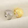 Nidin High Quality Irregularly Geometric Texture Open Rings Adjustable For Women Men Simple Fashion Finger Jewelry Party Gifts