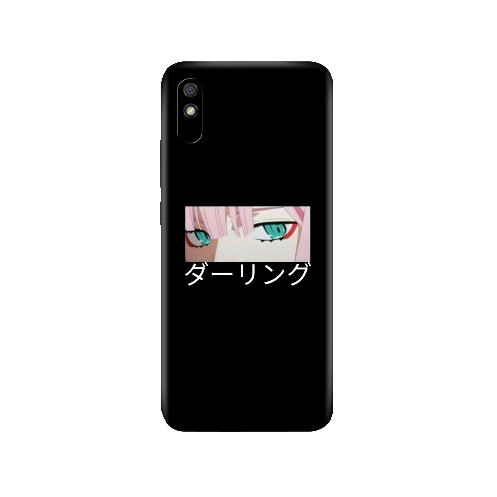 Black tpu Case For Xiaomi Redmi 7A 8 8A 9 9A 9C Case Redmi Note 8T 8 Pro T Note 9 9S 9 Pro Case Japanese Anime Aesthetic