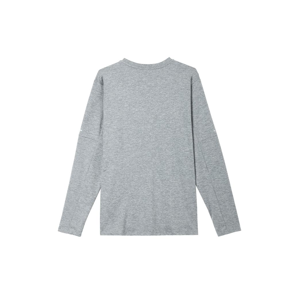 Nike Reflective Logo Training Running Long Sleeve Crew Neck T-Shirt Men Tops Light-Grey DD4755-084