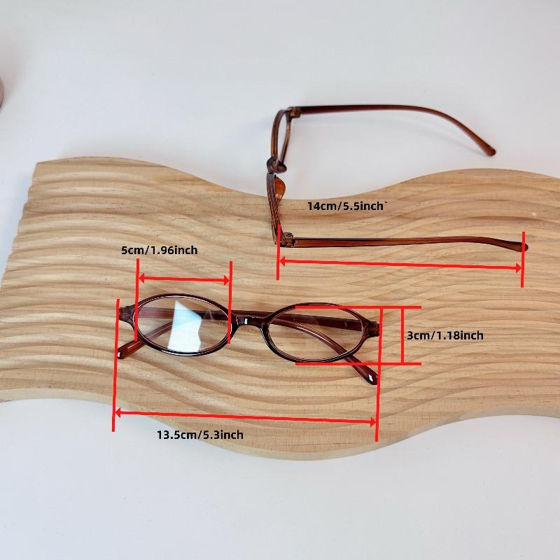 Women's Oval Glasses Are Lightweight and Sturdy Suitable for Daily Office and Formal Occasions
