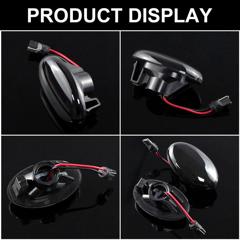 For Mercedes Benz Repeater Signal Lamps Smart W450 W452 98-07 A-Class W168 Vito W639 W447 Dynamic LED Car Side Marker LightsTurn Signal 2