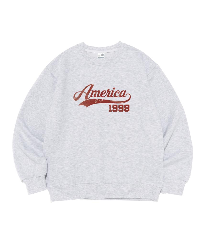 CARGOBROS FOR WOMAN 1998 Recover Logo Sweatshirt (Light Gray)