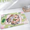 Anime C-Crayon S-Shin-Chan Floor Mat Bathroom Absorbent Mat Simple Door Dirt-resistant Mat Home Kitchen Mat Foot Mat Entry Mat