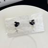 Set Cercei Stud Gotic Punk cu Cruce de Diavol pentru Femei - Design Dulce, Cool și Picant