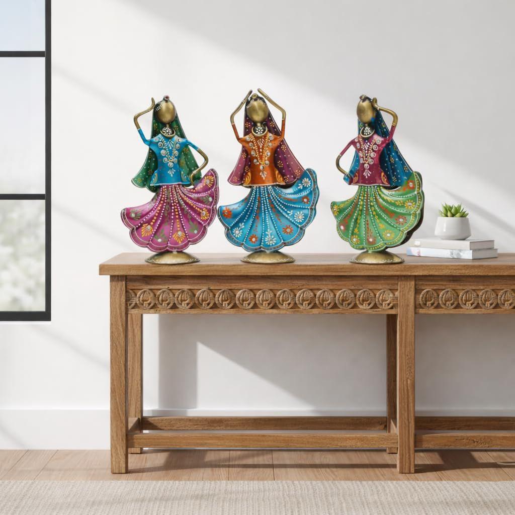 Home Decoration Items for Living Room, Home Decor Items, Rajasthani Dancing Doll Showpieces,House Warming Gifts