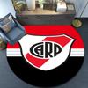 River Plate Emblem Round Rug for Livingroom,Bedroom, Palyroom, Chair Rug, Area rug, Circle Carpet, Large Size Fan Christmas gift