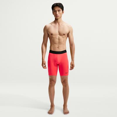 Men's Shorts Nike Pro Sports Shorts Men's Laser Deep Red/Black