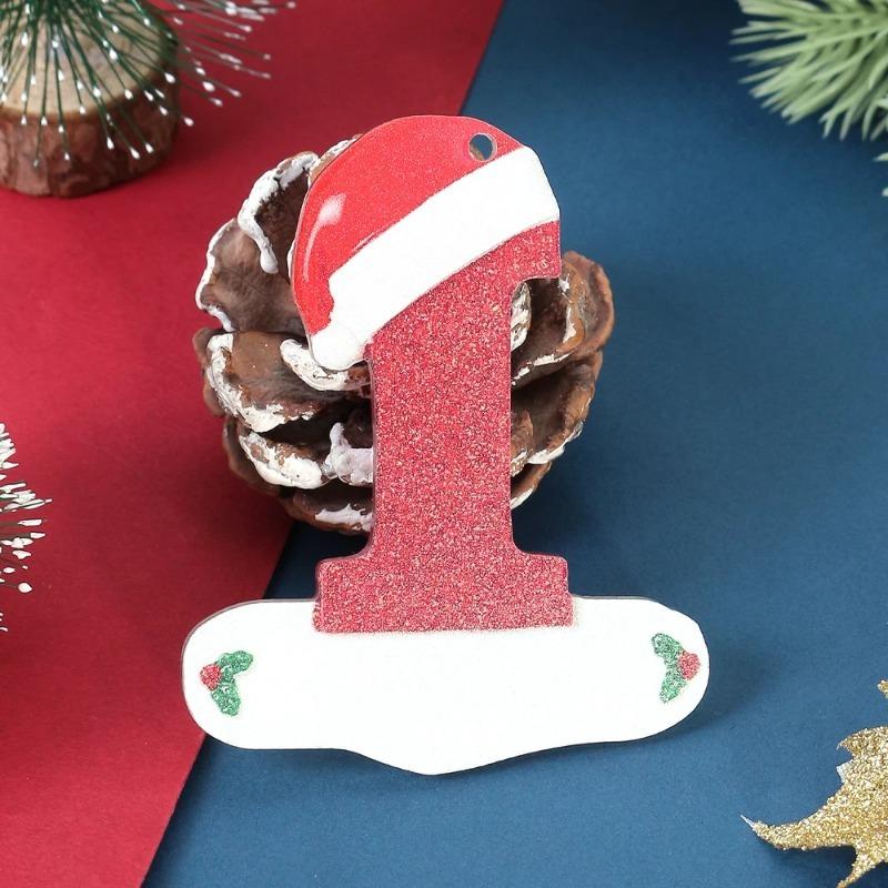 1Pcs 26 Christmas Letter Decor Xmas Tree Decoration 3D Hanging Pendant Party Home Room Ornament Navidad New Year 2026 Gifts