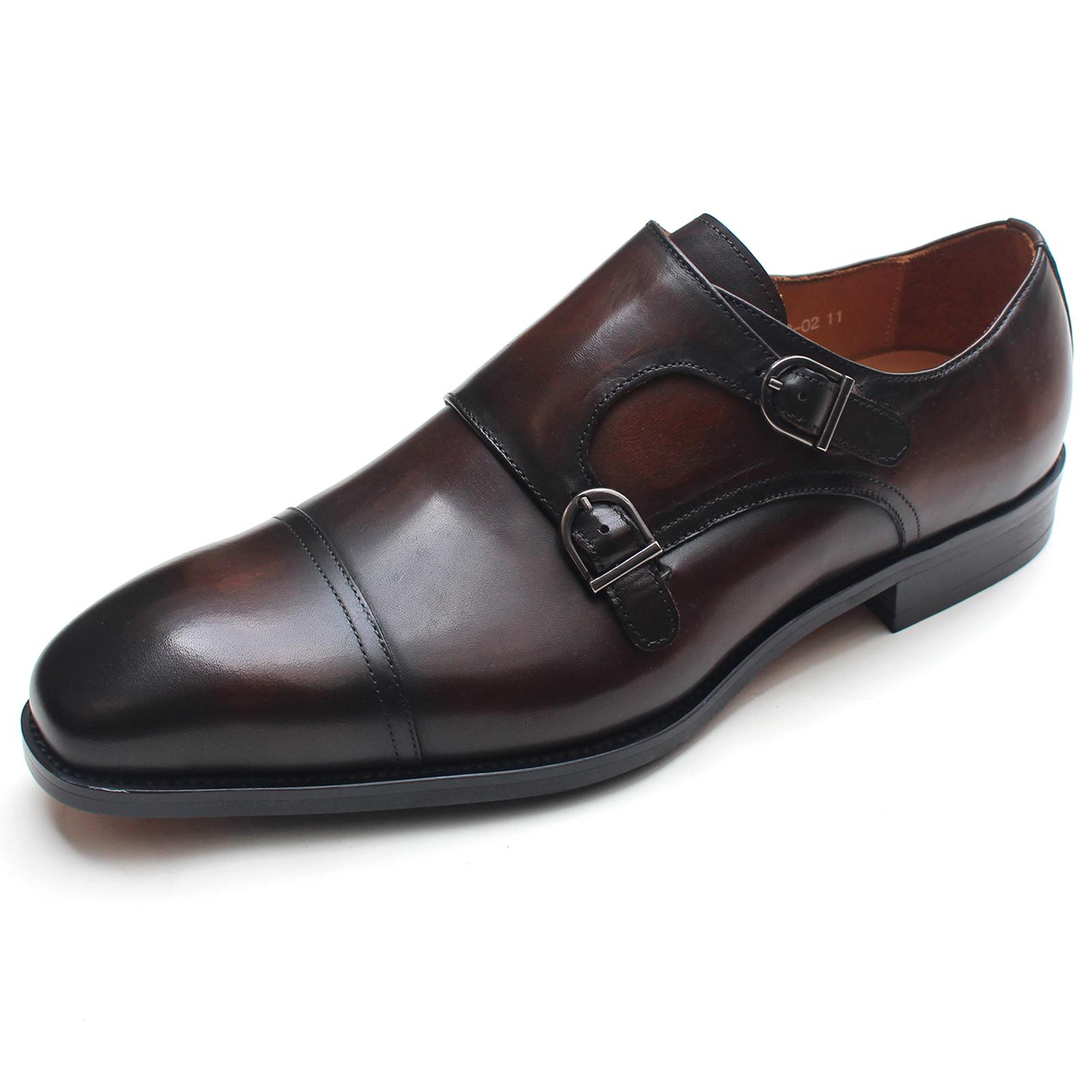 

Мода 2025 Мужские туфли Оксфорды ручной работы из натуральной коровьей кожи, формальная обувь для костюма, свадебные, итальянский стиль, высокое качество 39 кофейный
