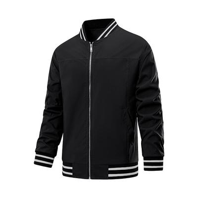 Herrenmantel Herbst Einfache Baseballuniform Sportlicher Trend Herrenoberteil Stehkragen Freizeitjacke Jacke