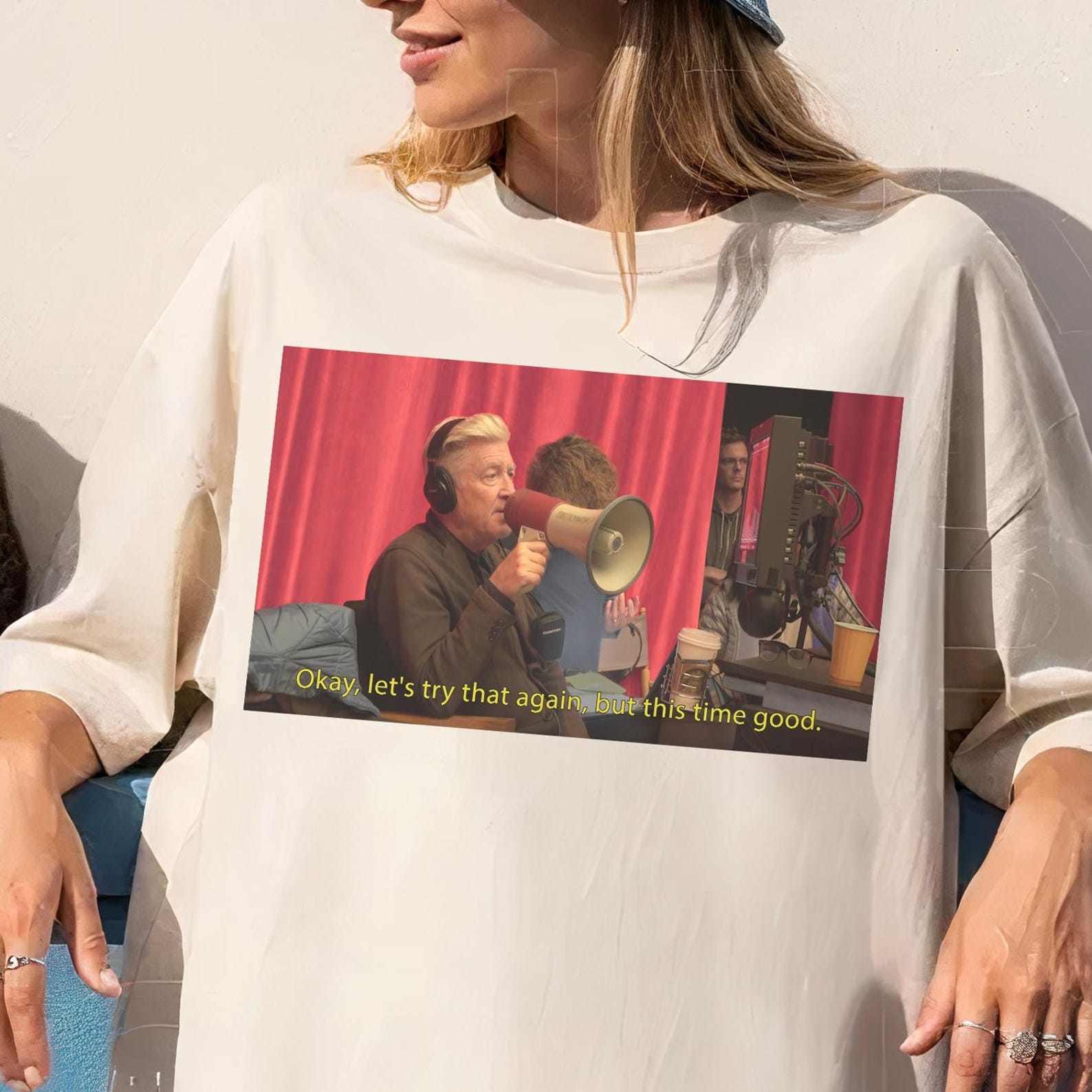 Comfort Colors David Lynch Shirt: Surrealist Director Graphic Tee 2XL