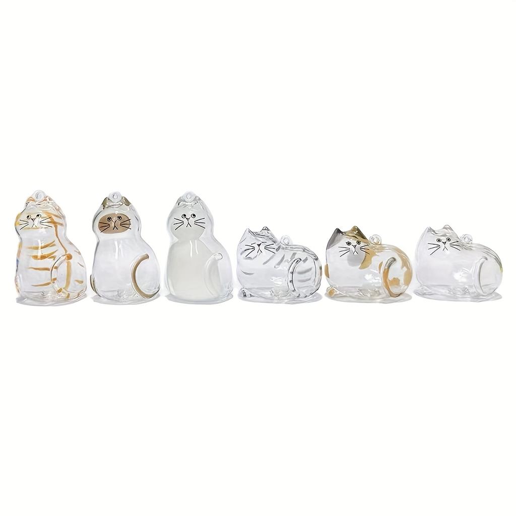 Transparent Cat Hair Storage Box Pet Fur Keepsake Capsule For DIY Crafts Memorial Gift For Pet Lovers Home Display Handmade Deco