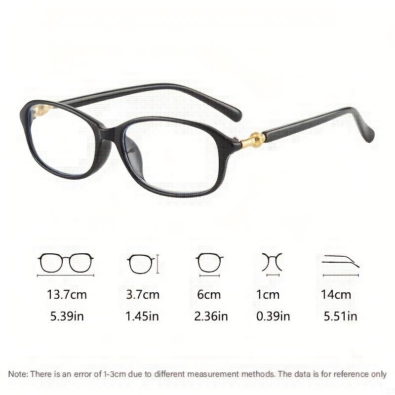 Elegant Anti-Blue Light Reading Glasses Stylish Rectangular Frame High-Definition Lenses Comfortable Portable