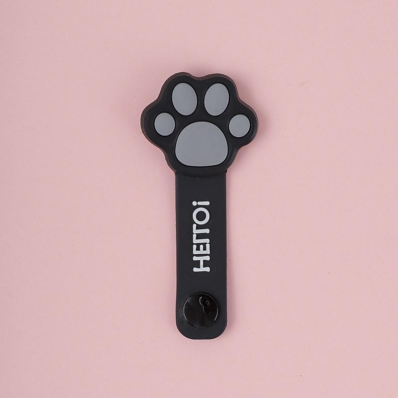 1 buc. Organizator de cabluri cu animal drăguț de desene animate, Legătură magnetică pentru cabluri, Organizator de cabluri, Înfășurător pentru căști