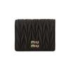 Women's Matelasse Nappa Coffee Bi-fold Wallet 5MV204 AF6Q F0201