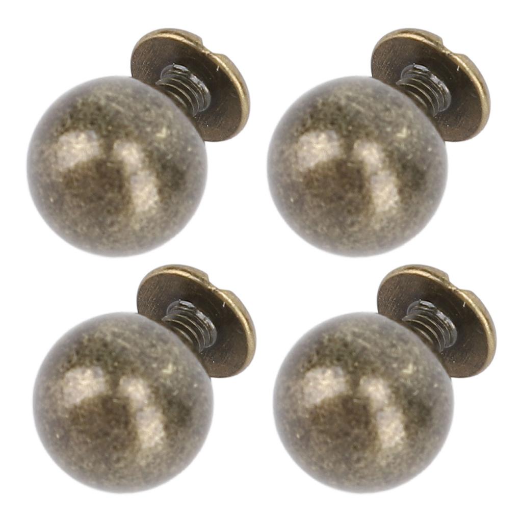 50 Set Round Rivet Sets Solid Iron Multifunctional 8mm Ball Rivet Kits for Clothing and Handcraft
