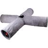 Cat Tunnel Tube for S, Cat Toys Collapsible, Kitty Tunnel Toy for Puppy, Kitten, Rabbit, Gray